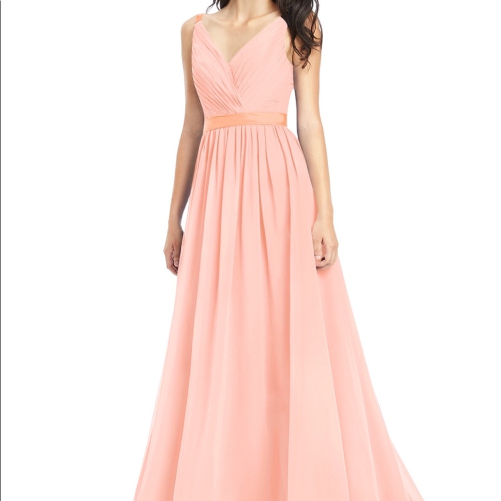 Coral Full Length Gown
